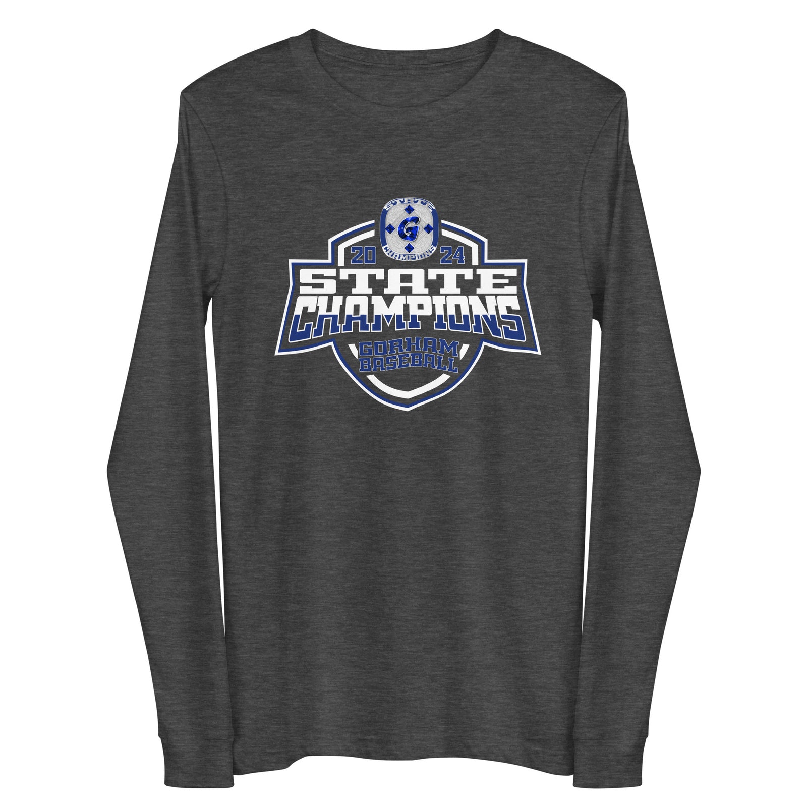 Gorham High School Baseball 2024 Unisex Long Sleeve Tee