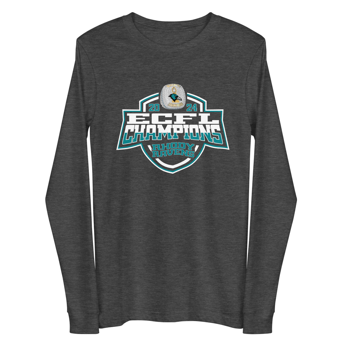 Rhody Ravens Football 2024 Unisex Long Sleeve Tee