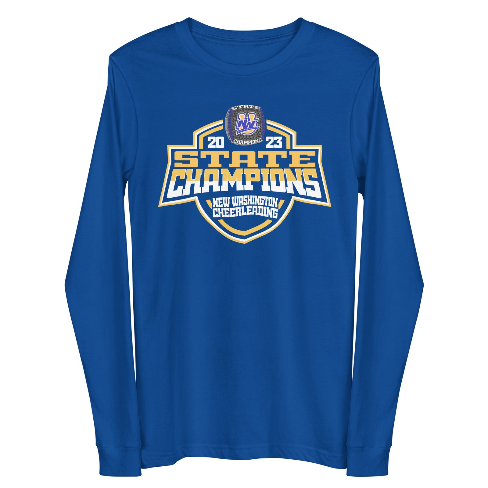 New Washington High School Cheer 2023 Unisex Long Sleeve Tee