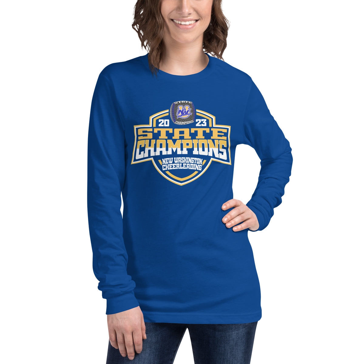 New Washington High School Cheer 2023 Unisex Long Sleeve Tee