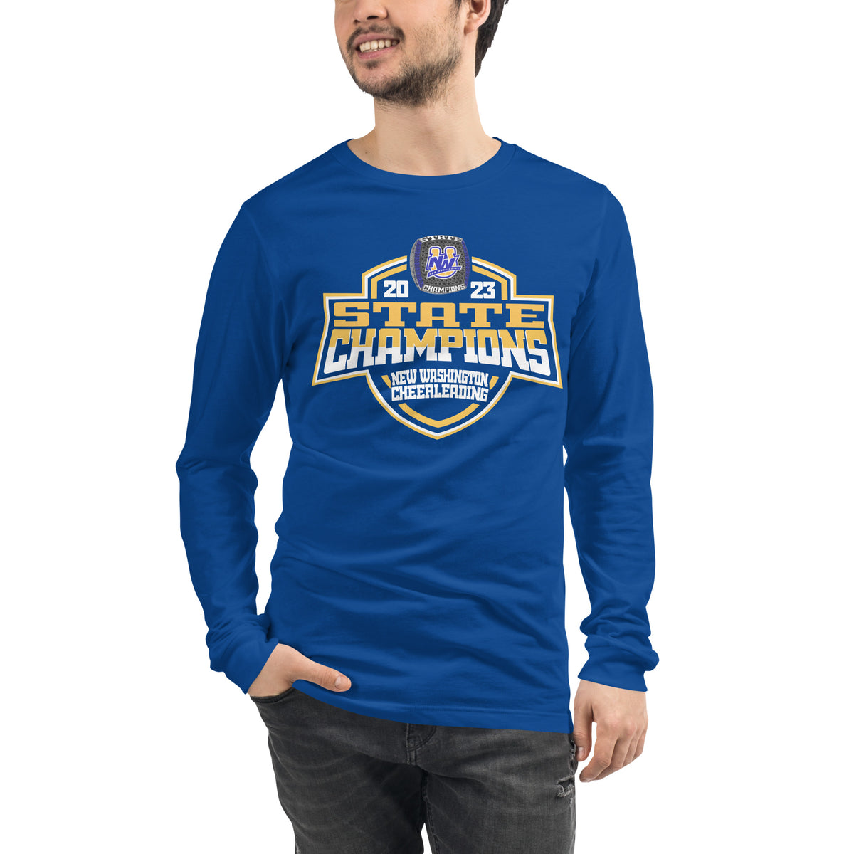 New Washington High School Cheer 2023 Unisex Long Sleeve Tee