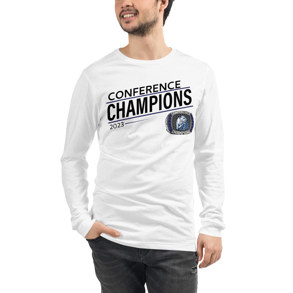 Drake University Tennis -Men's 2023 Unisex Long Sleeve Tee