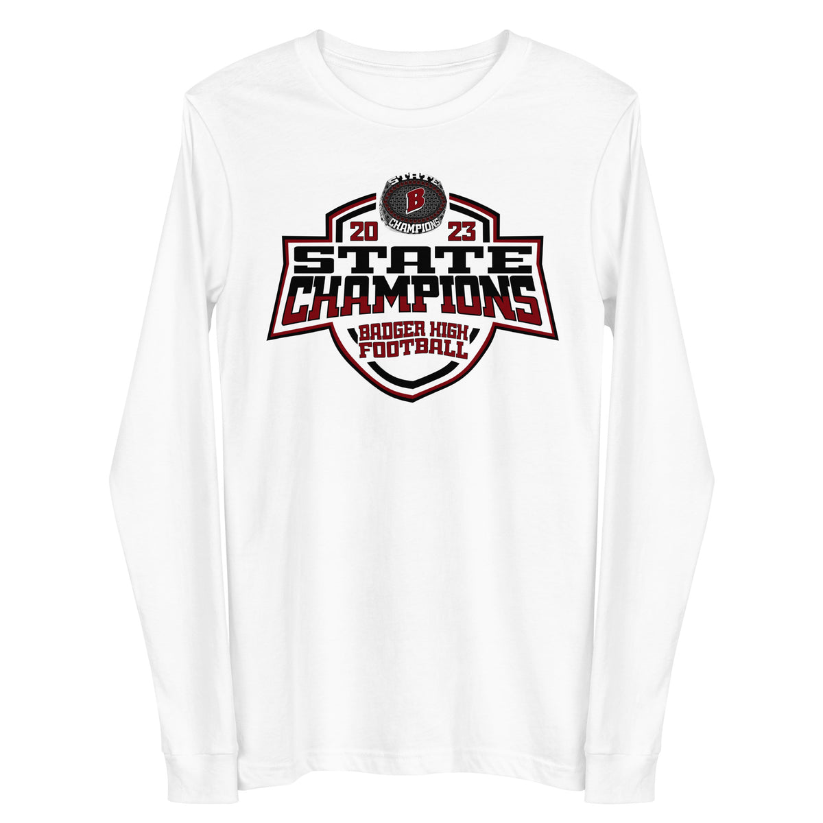 Badger High School Football 2023 Unisex Long Sleeve Tee