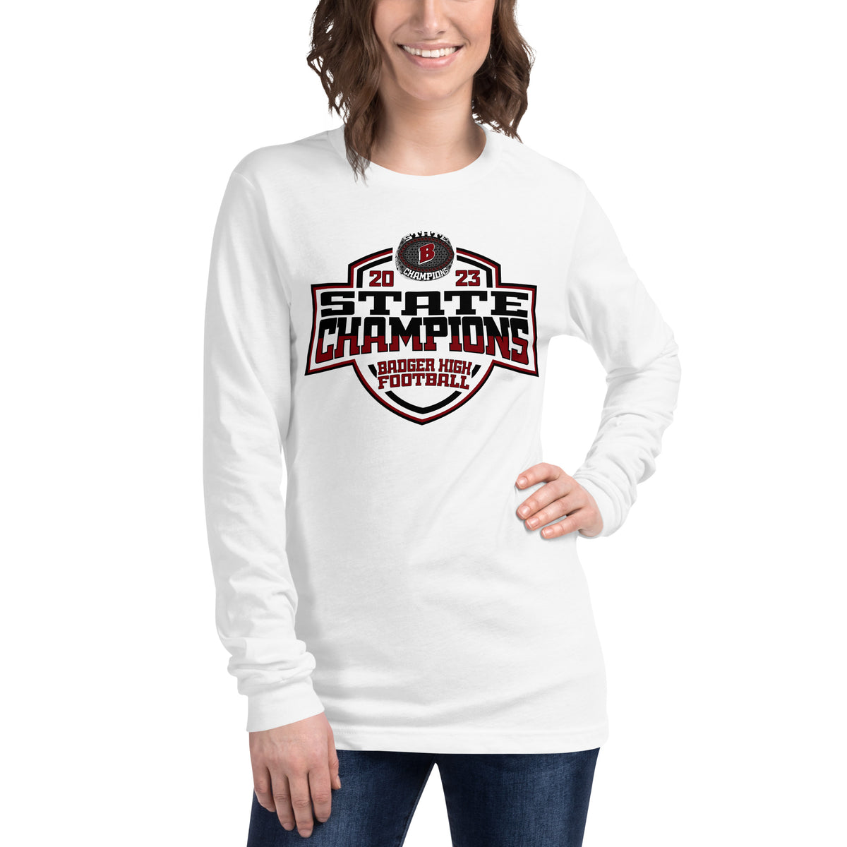 Badger High School Football 2023 Unisex Long Sleeve Tee