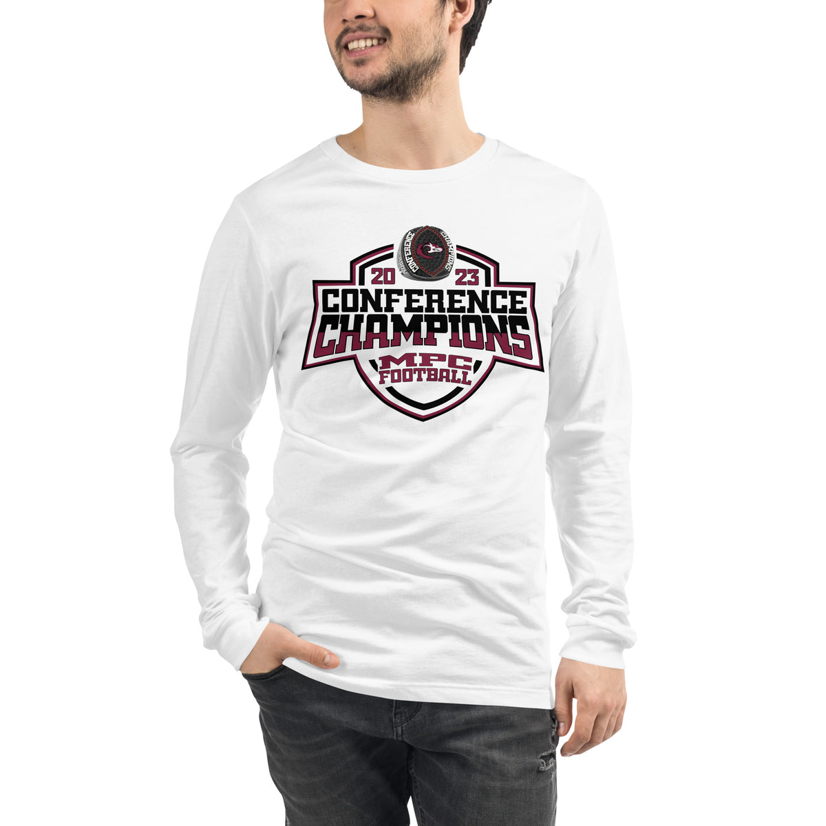 Monterey Peninsula College Football 2023 Unisex Long Sleeve Tee