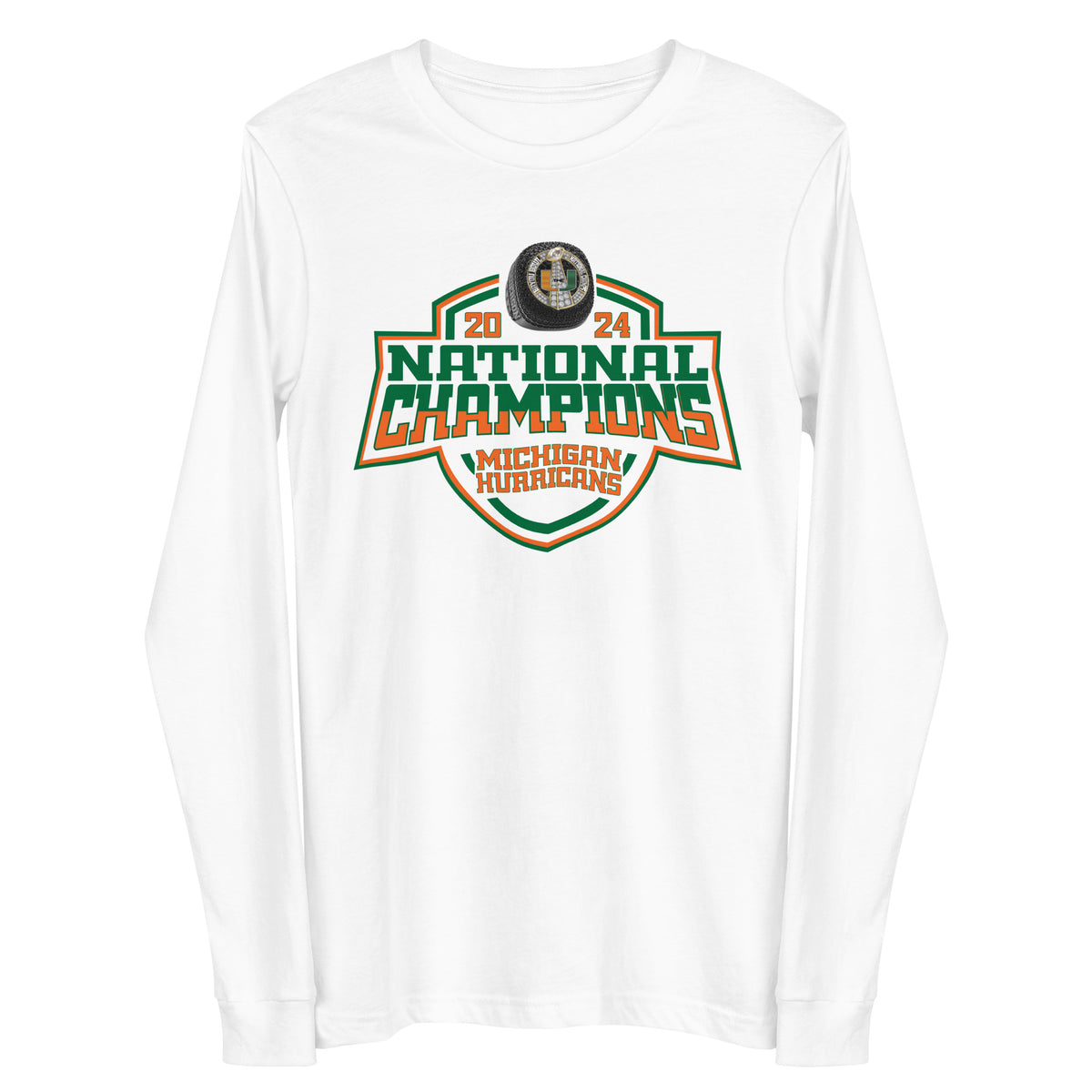 Michigan Hurricanes Football 2024 Unisex Long Sleeve Tee