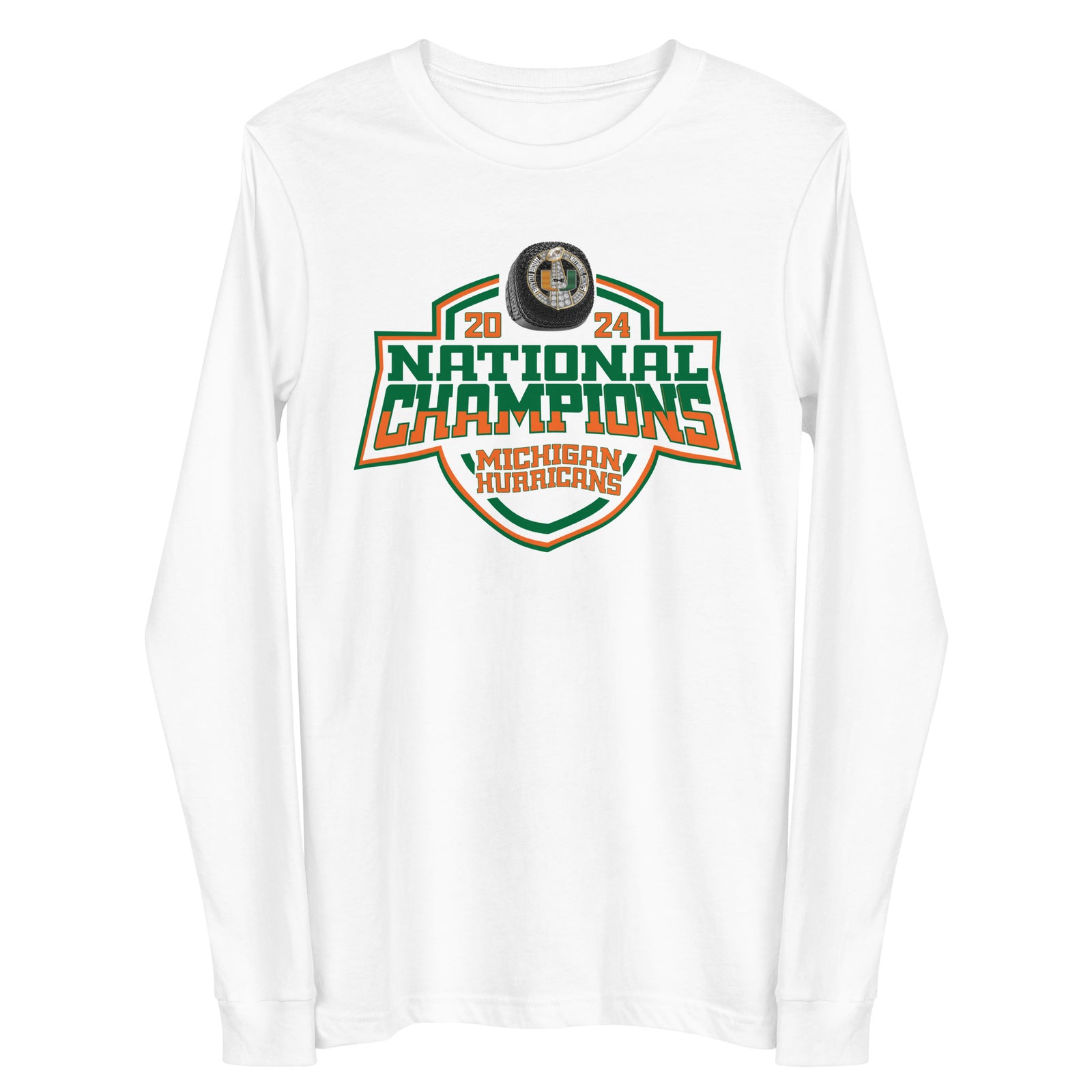Michigan Hurricanes Football 2024 Unisex Long Sleeve Tee
