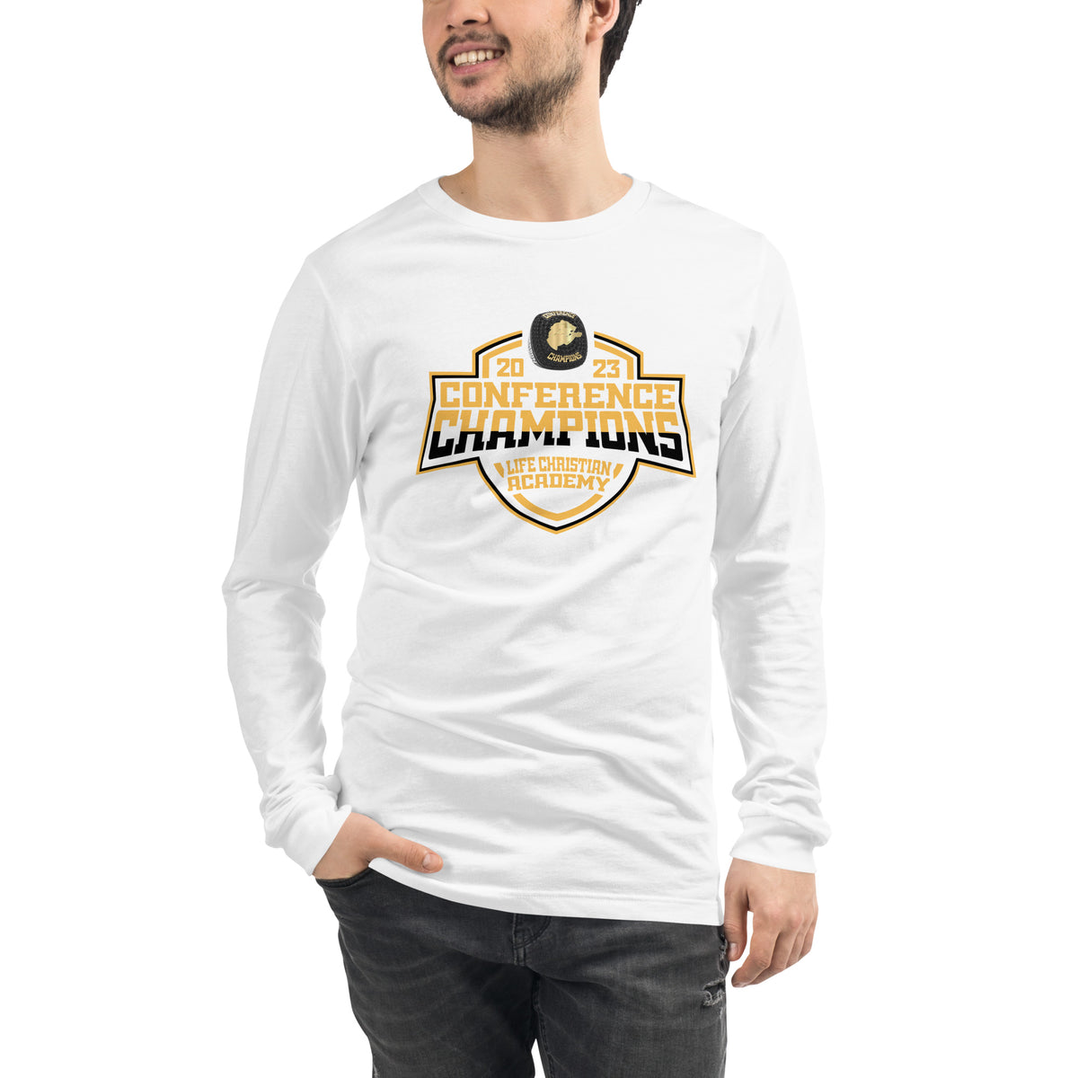Life Christian Academy Flag Football - Men's 2023 Unisex Long Sleeve Tee