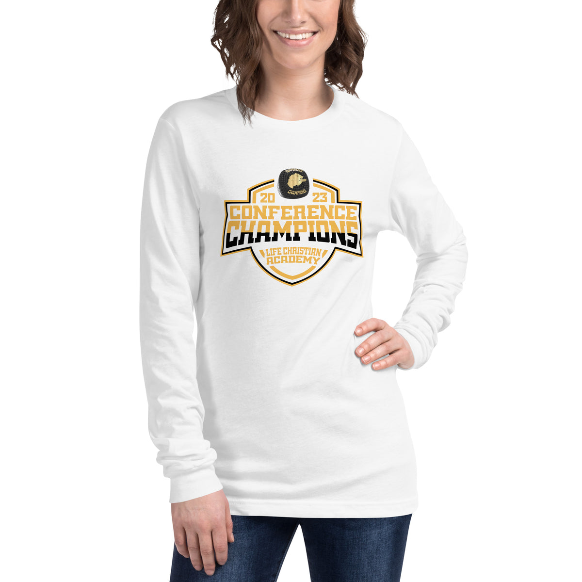 Life Christian Academy Flag Football - Men's 2023 Unisex Long Sleeve Tee