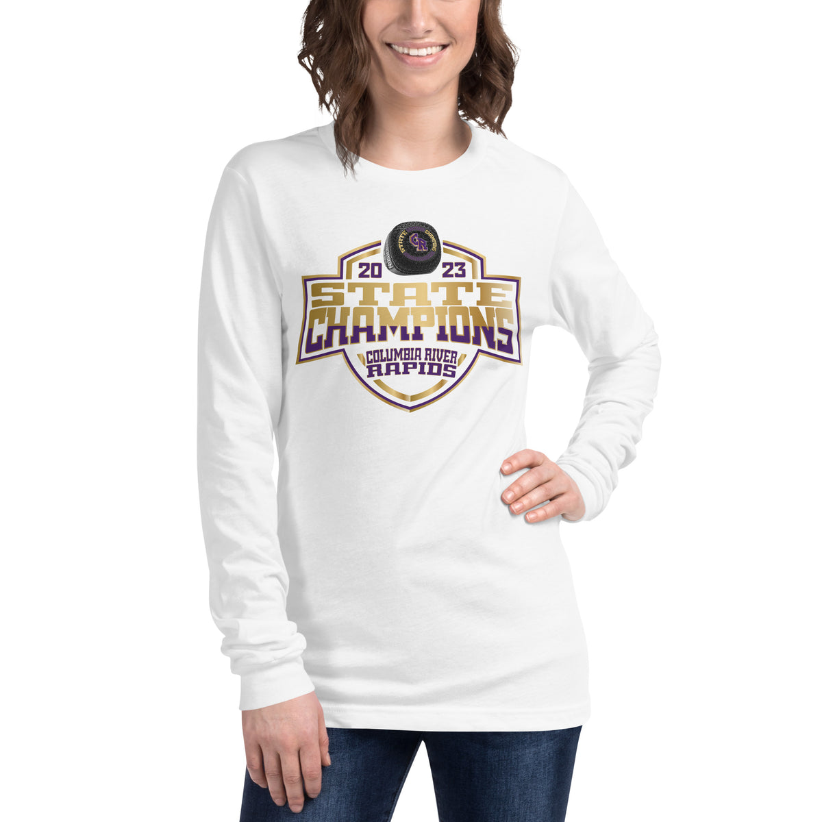 Columbia River High School Volleyball -Women's 2023 Unisex Long Sleeve Tee
