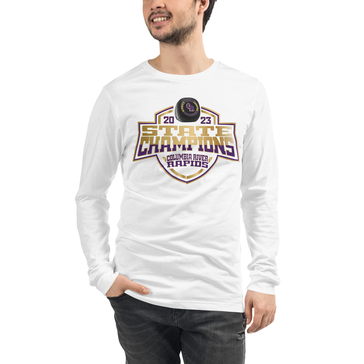 Columbia River High School Volleyball -Women's 2023 Unisex Long Sleeve Tee