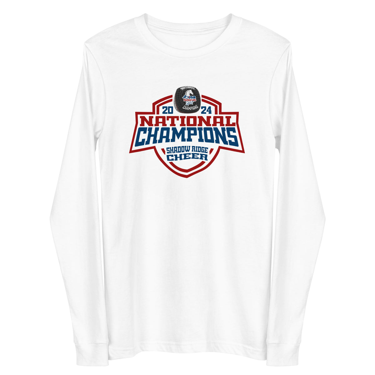 Shadow Ridge High School Cheer 2024 Unisex Long Sleeve Tee