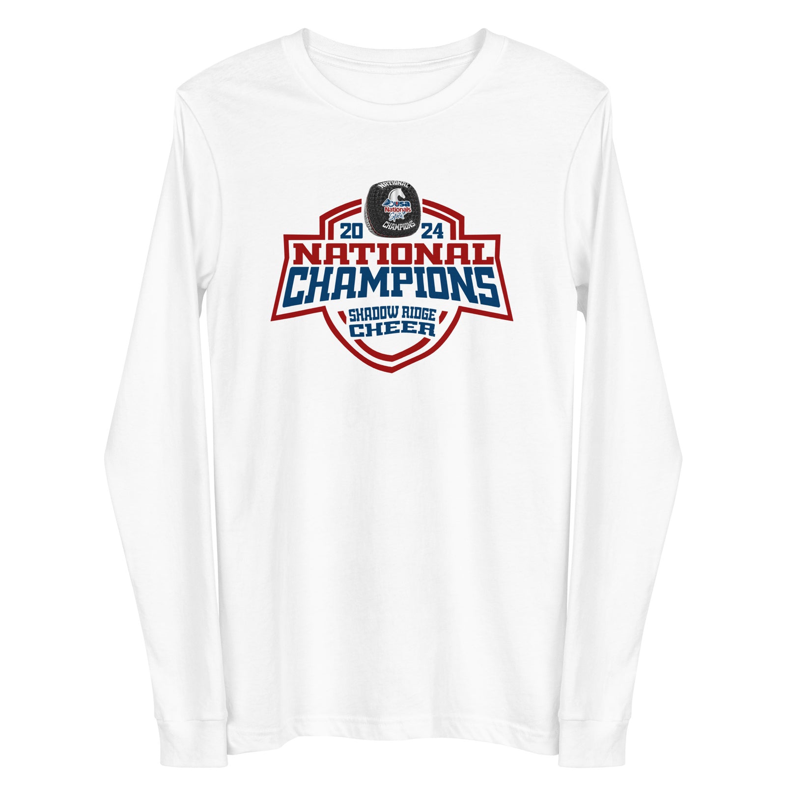 Shadow Ridge High School Cheer 2024 Unisex Long Sleeve Tee