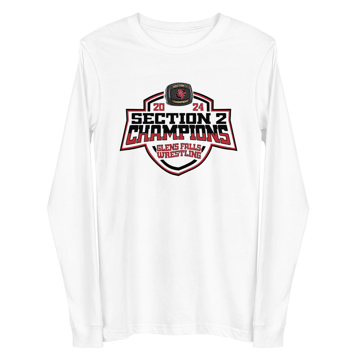 Glens Falls High School Wrestling 2024 Unisex Long Sleeve Tee