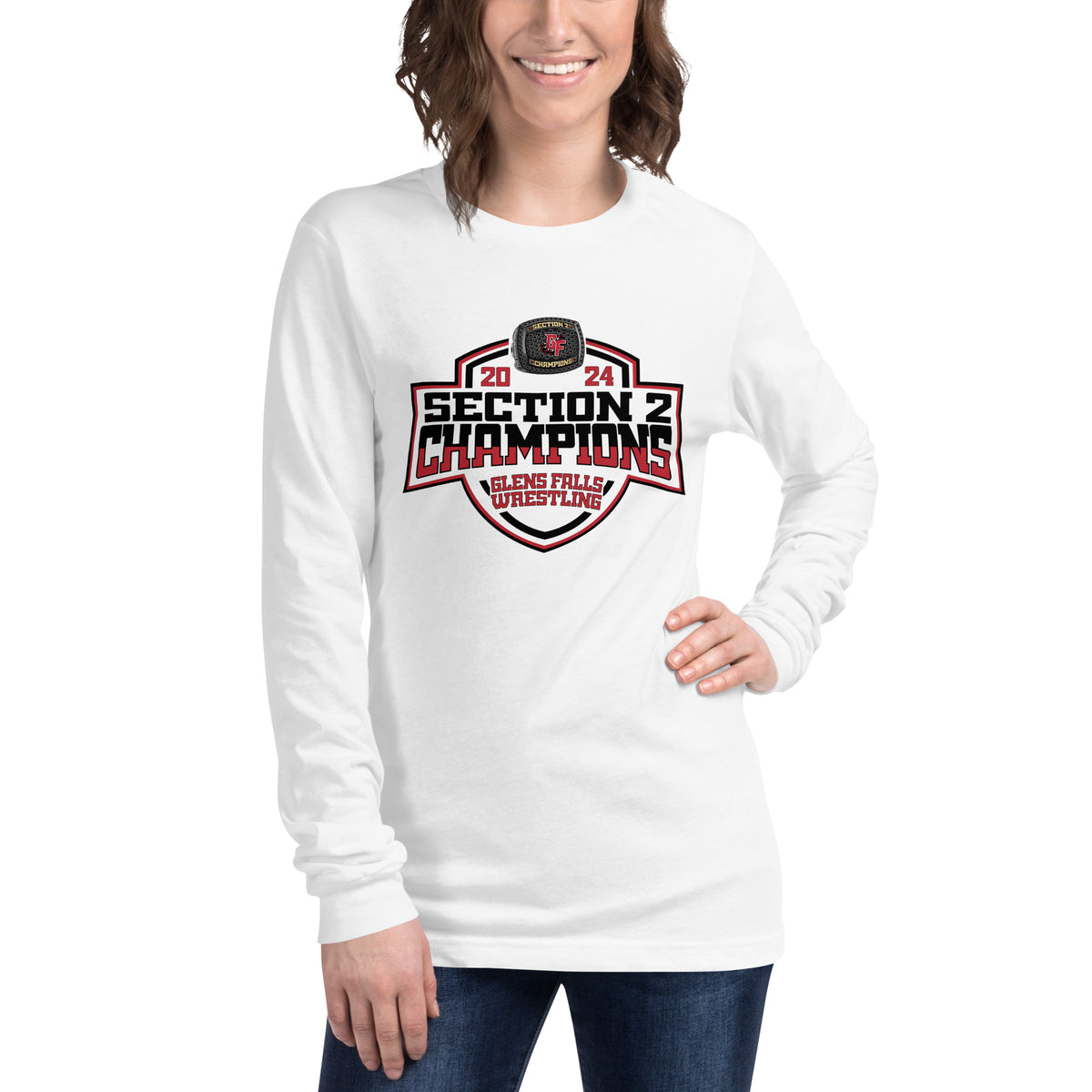 Glens Falls High School Wrestling 2024 Unisex Long Sleeve Tee
