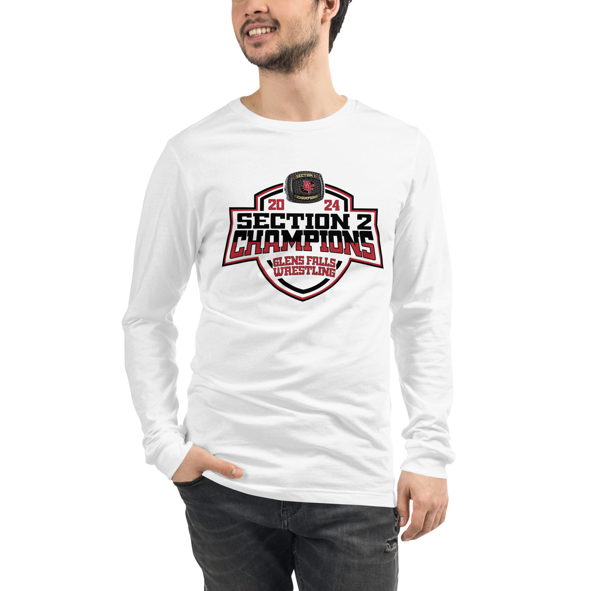Glens Falls High School Wrestling 2024 Unisex Long Sleeve Tee