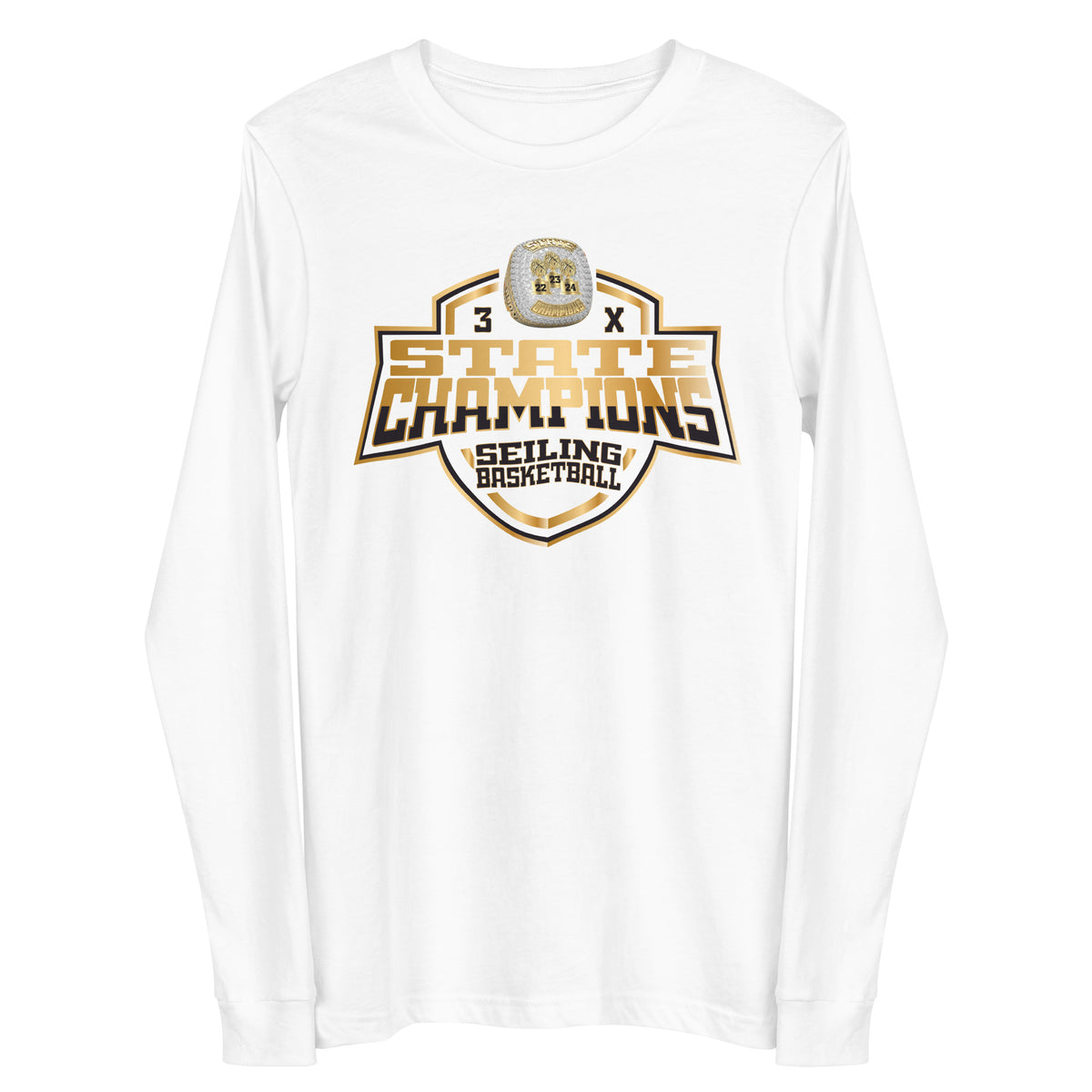 Seiling High School Basketball -Women's 2024 Unisex Long Sleeve Tee