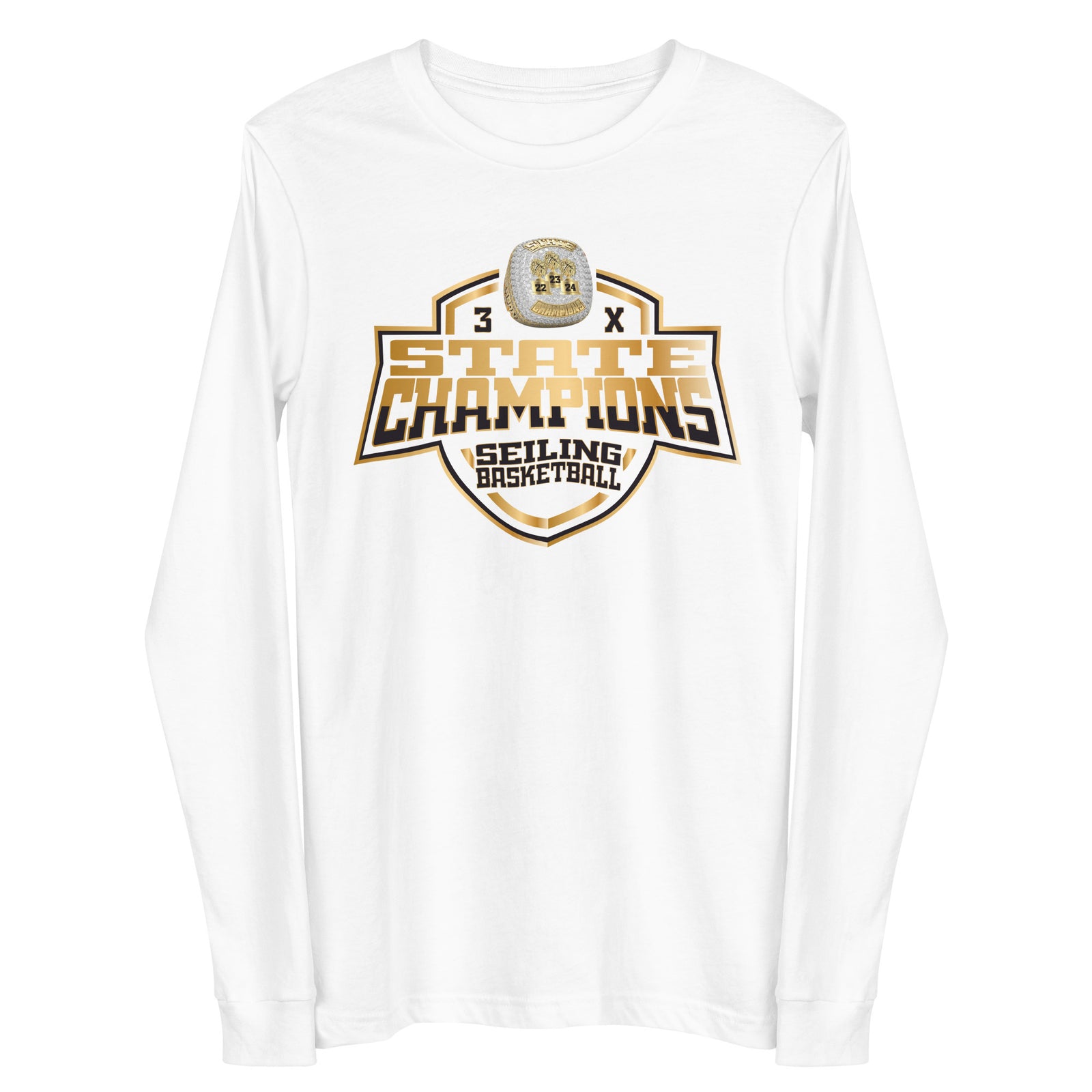 Seiling High School Basketball -Women's 2024 Unisex Long Sleeve Tee