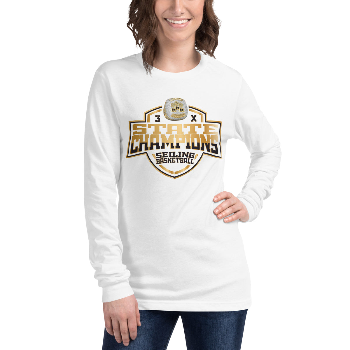 Seiling High School Basketball -Women's 2024 Unisex Long Sleeve Tee