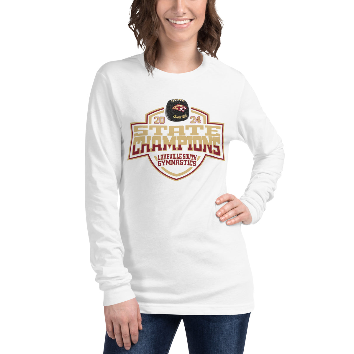 Lakeville South High School Gymnastics -Women's 2024 Unisex Long Sleeve Tee