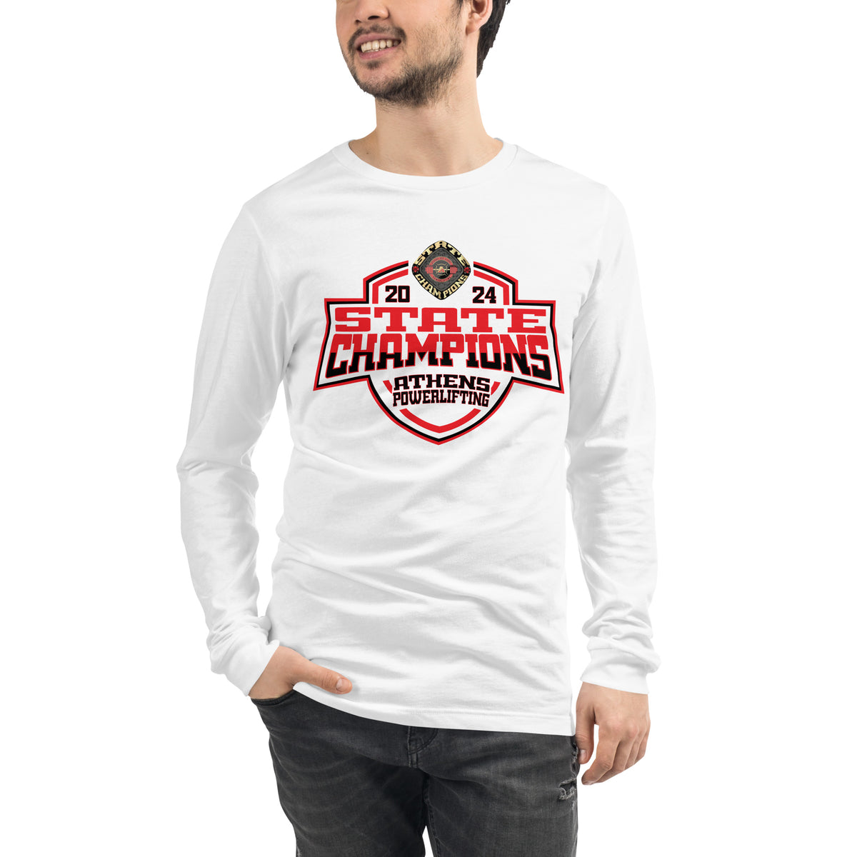 Athens High School Powerlifting 2024 Unisex Long Sleeve Tee