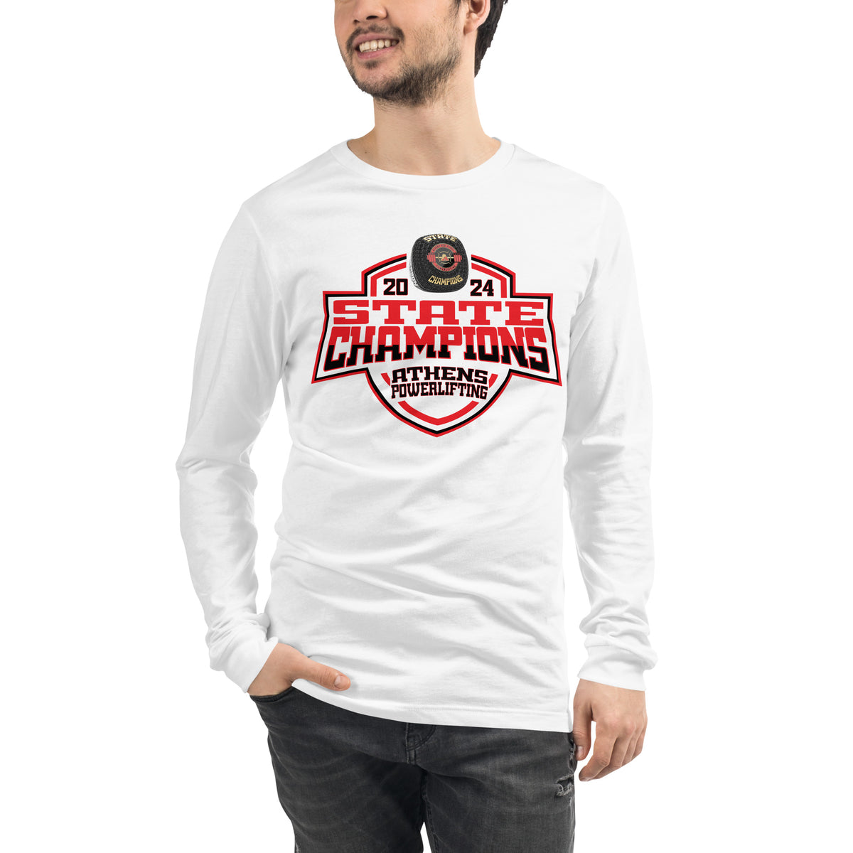 Athens High School Powerlifting 2024 Unisex Long Sleeve Tee