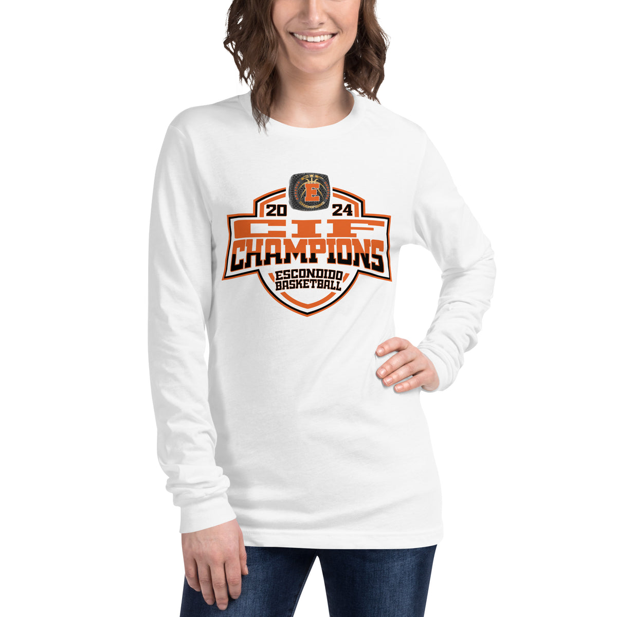 Escondido High School Basketball -Women's 2024 Unisex Long Sleeve Tee
