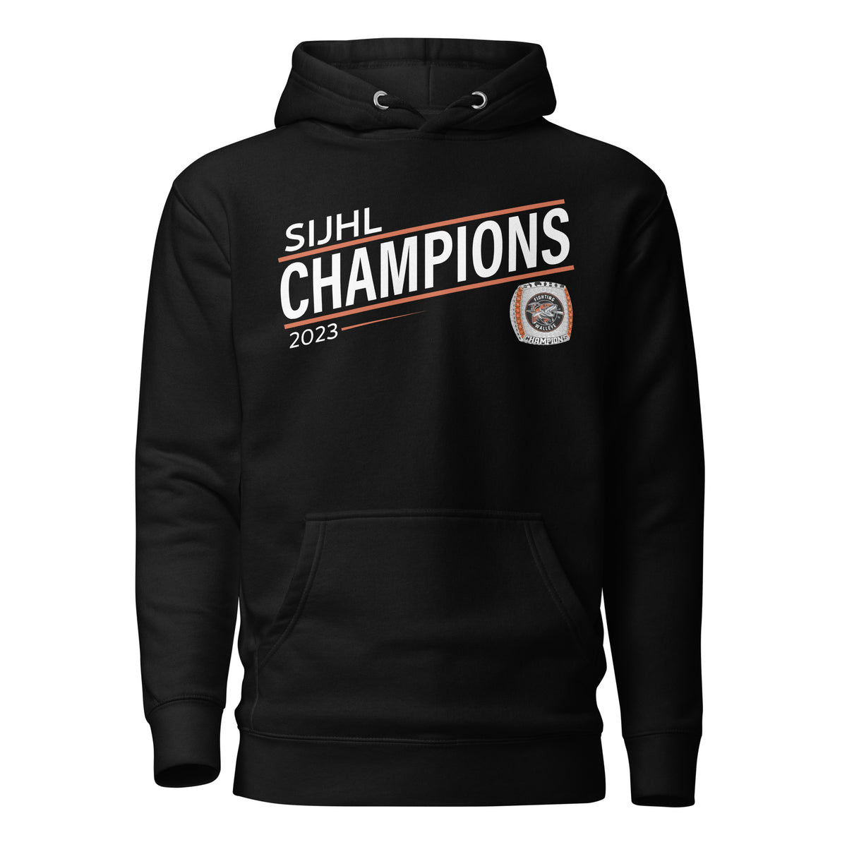 Kam River Fighting Walleye Hockey -Men's 2023 Unisex Hoodie
