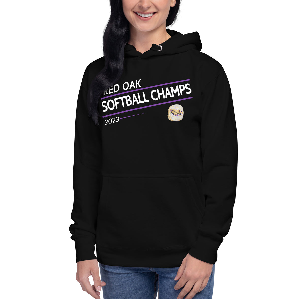 Red Oak High School Softball 2023 Unisex Hoodie