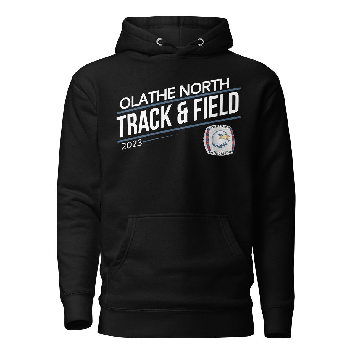 Olathe North High School Track &amp; Field -Men's 2023 Unisex Hoodie
