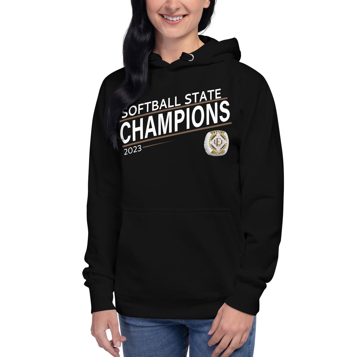 East Union Attendance Center (High School) Softball 2023 Unisex Hoodie