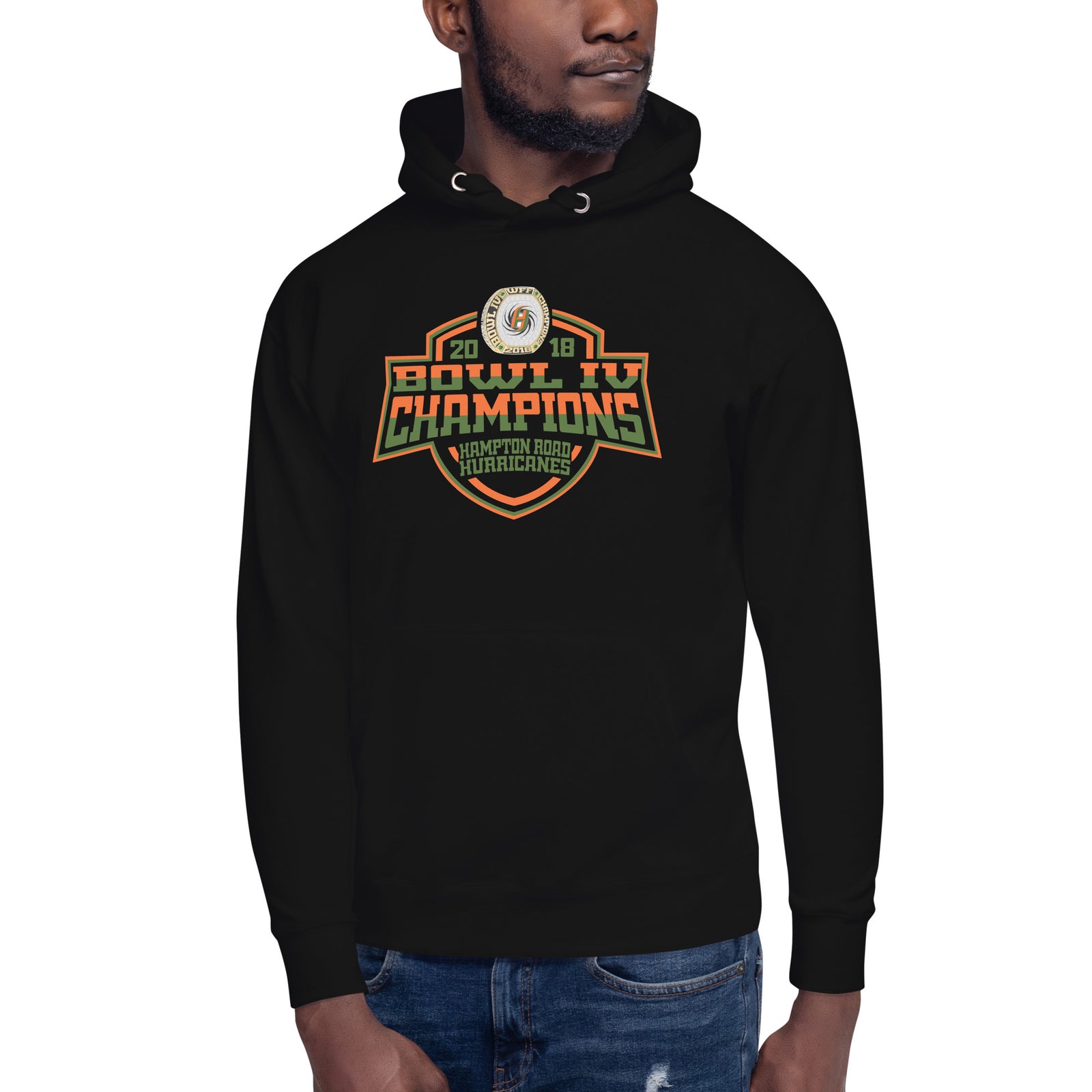 Hampton Road Hurricanes Football 2018 Unisex Hoodie