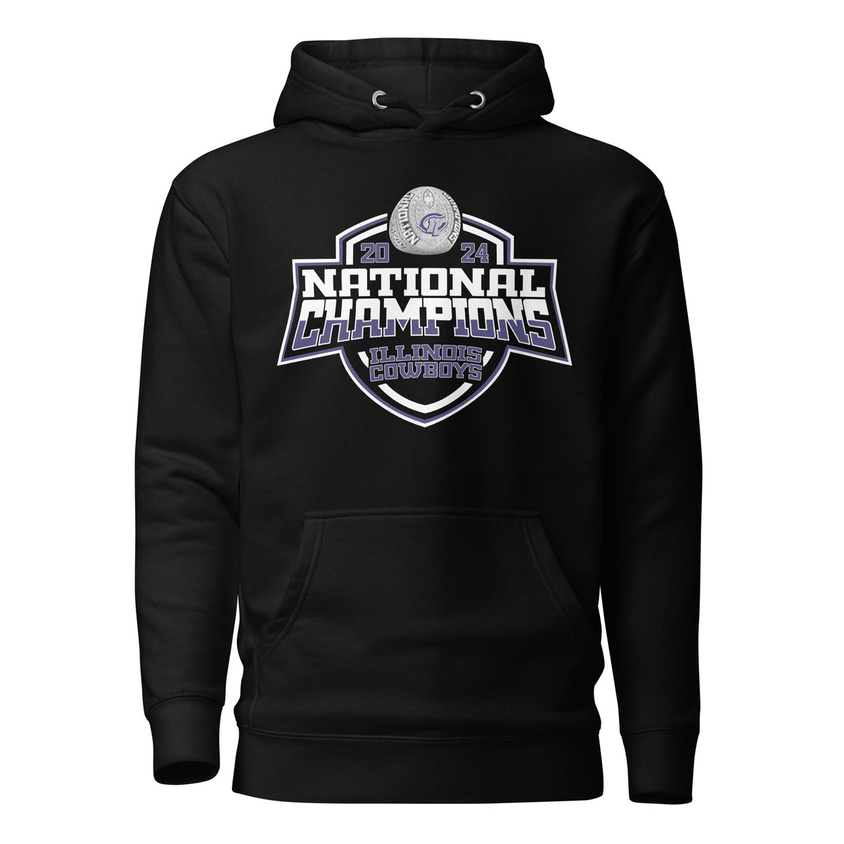Illinois Cowboys Football 2024 Unisex Hoodie
