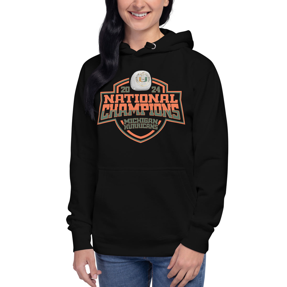 Michigan Hurricanes Football 2024 Unisex Hoodie