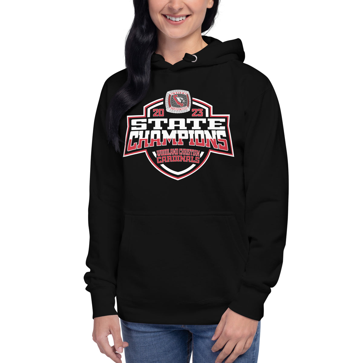 Woodland Christian School Football 2023 Unisex Hoodie