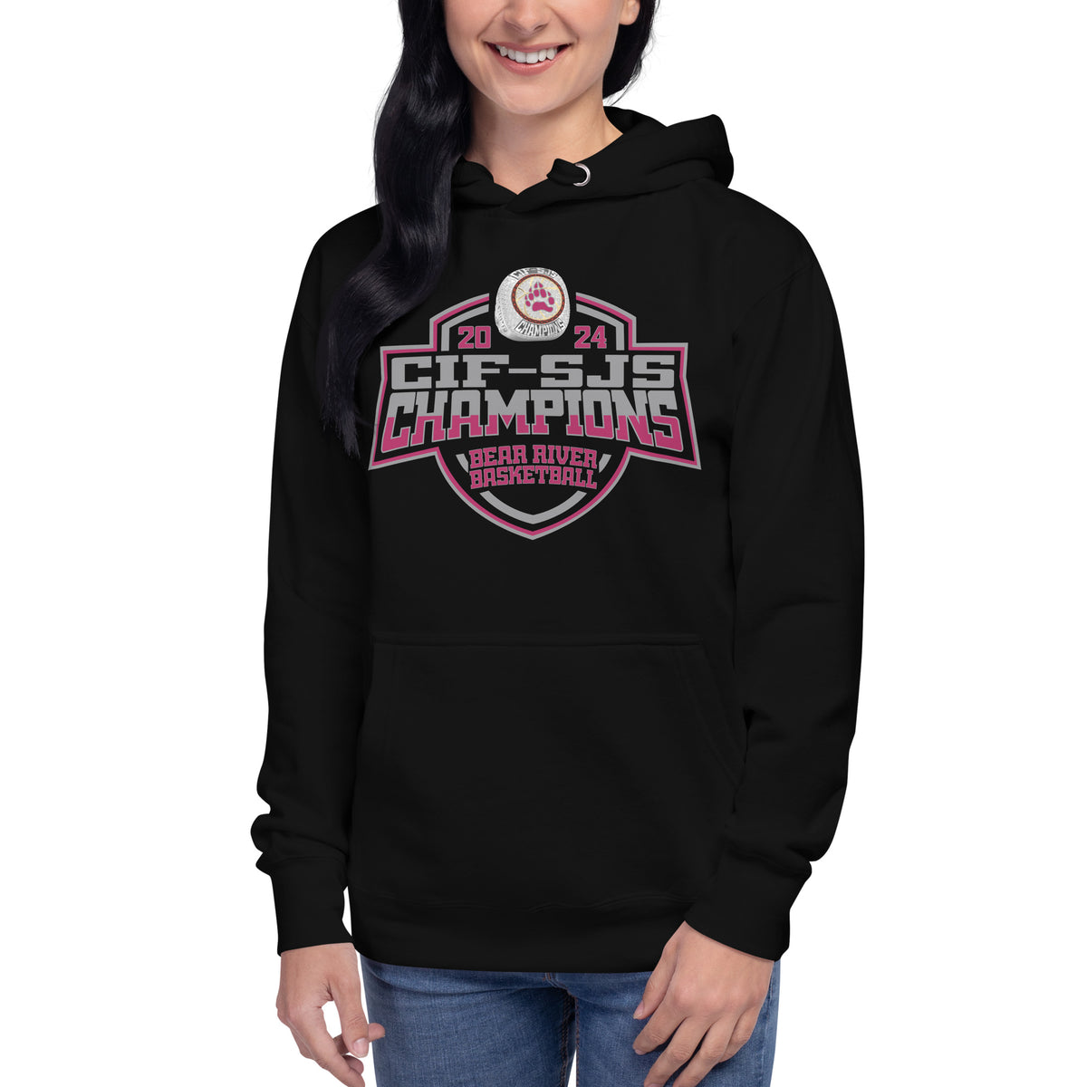 Bear River High School Basketball -Women's 2024 Unisex Hoodie