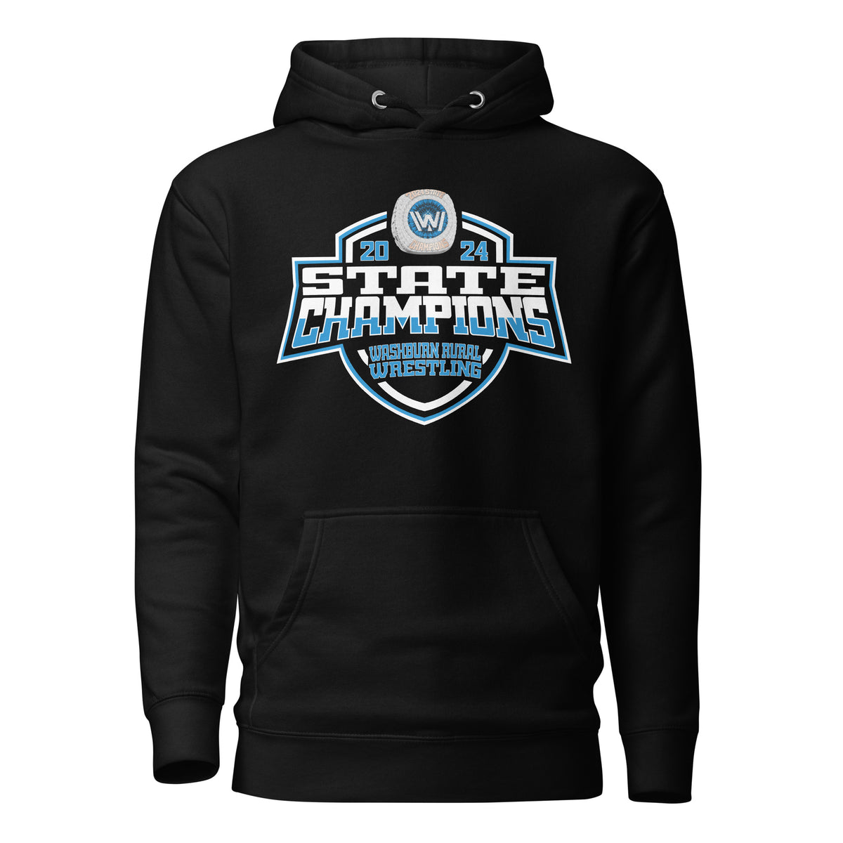 Washburn Rural High School Wrestling - Women's 2024 Unisex Hoodie