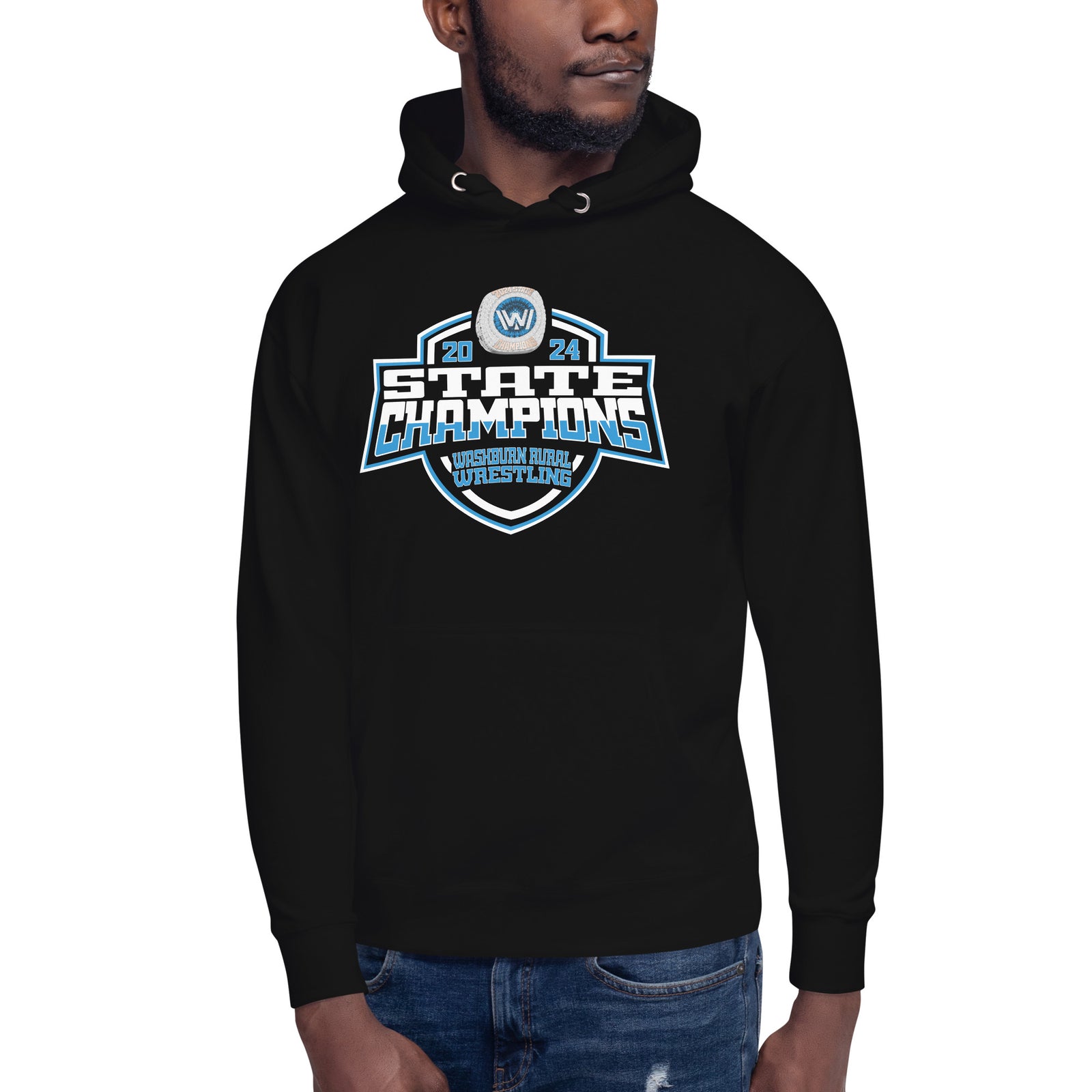 Washburn Rural High School Wrestling - Women's 2024 Unisex Hoodie