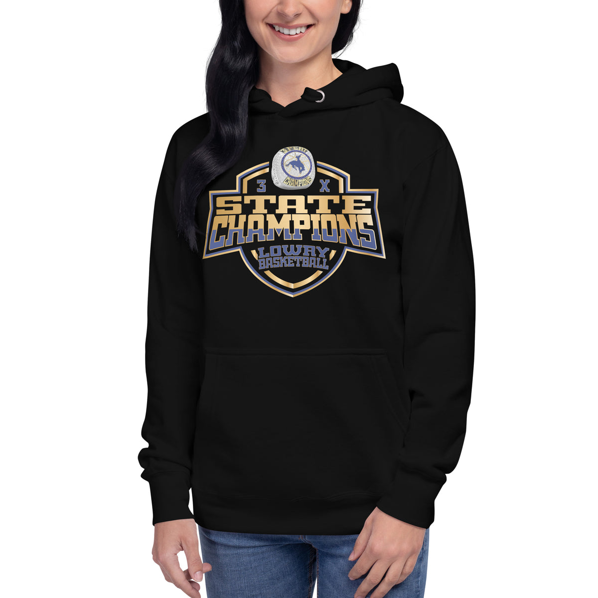 Lowry High School Basketball -Women's 2024 Unisex Hoodie