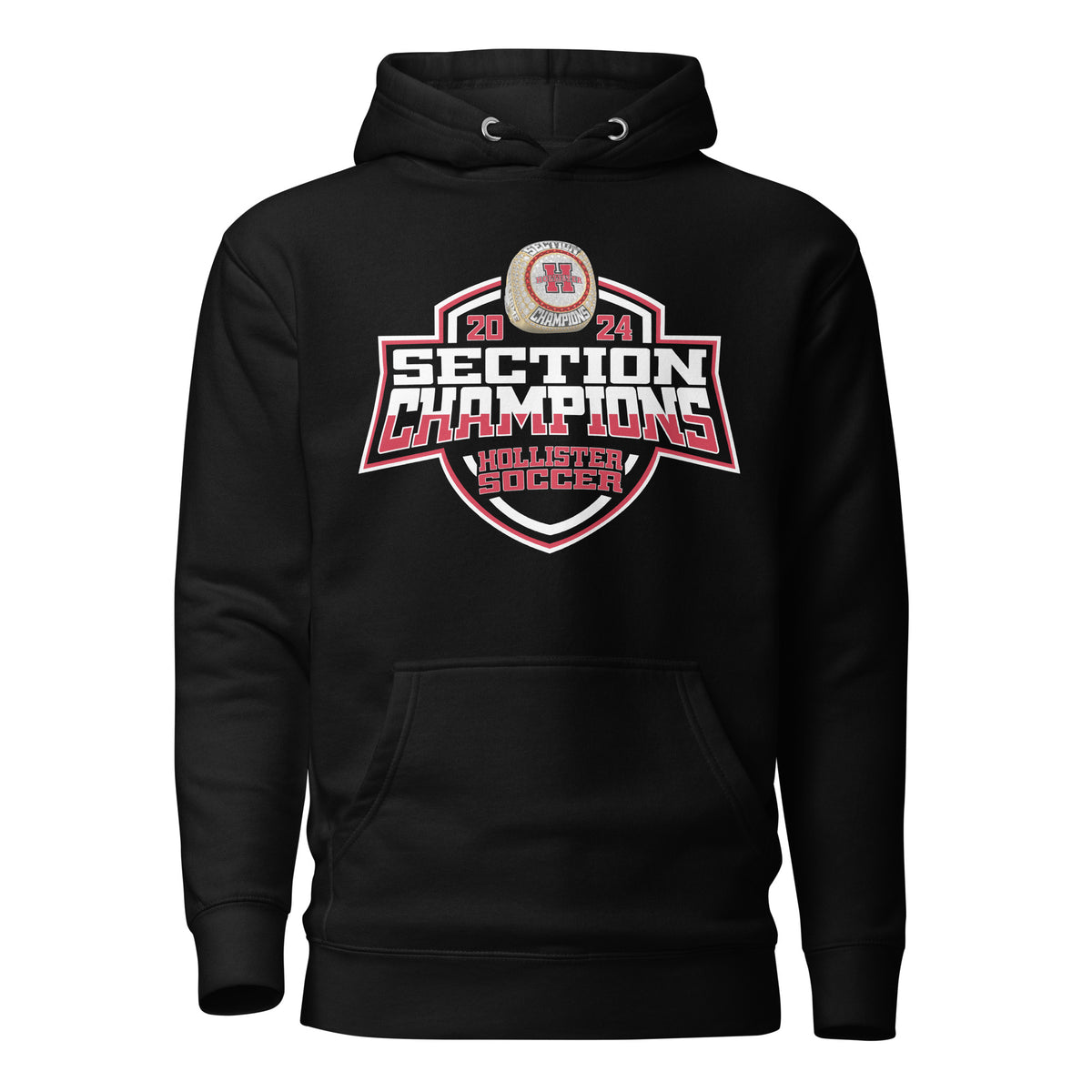 Hollister-San Benito High School Soccer -Men's 2024 Unisex Hoodie