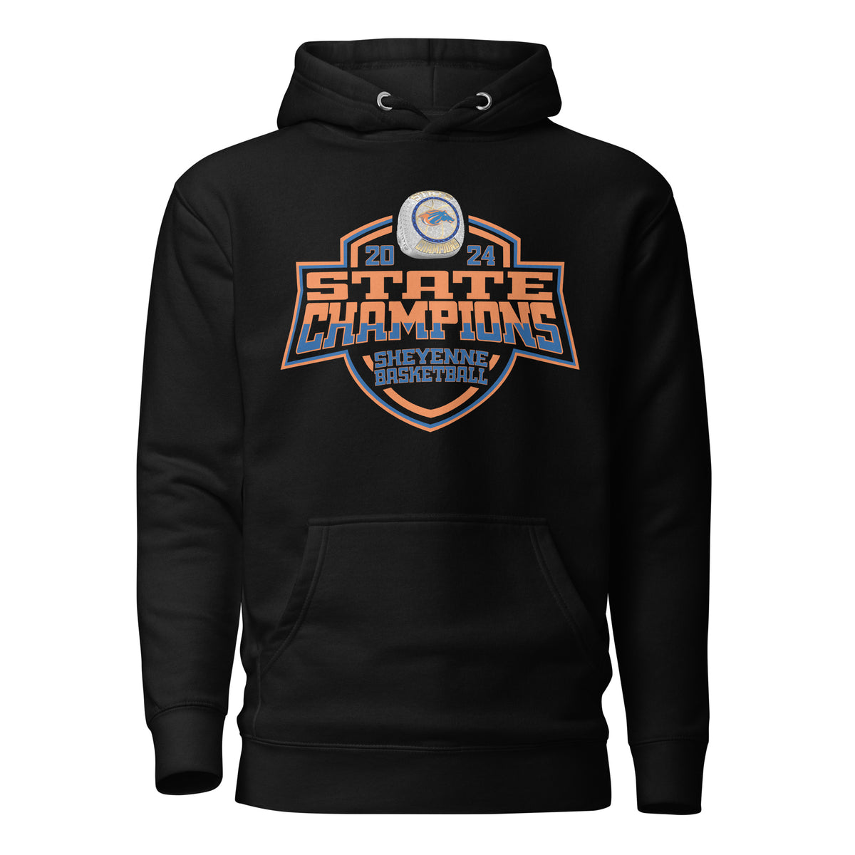 Sheyenne High School Basketball -Men's 2024 Unisex Hoodie