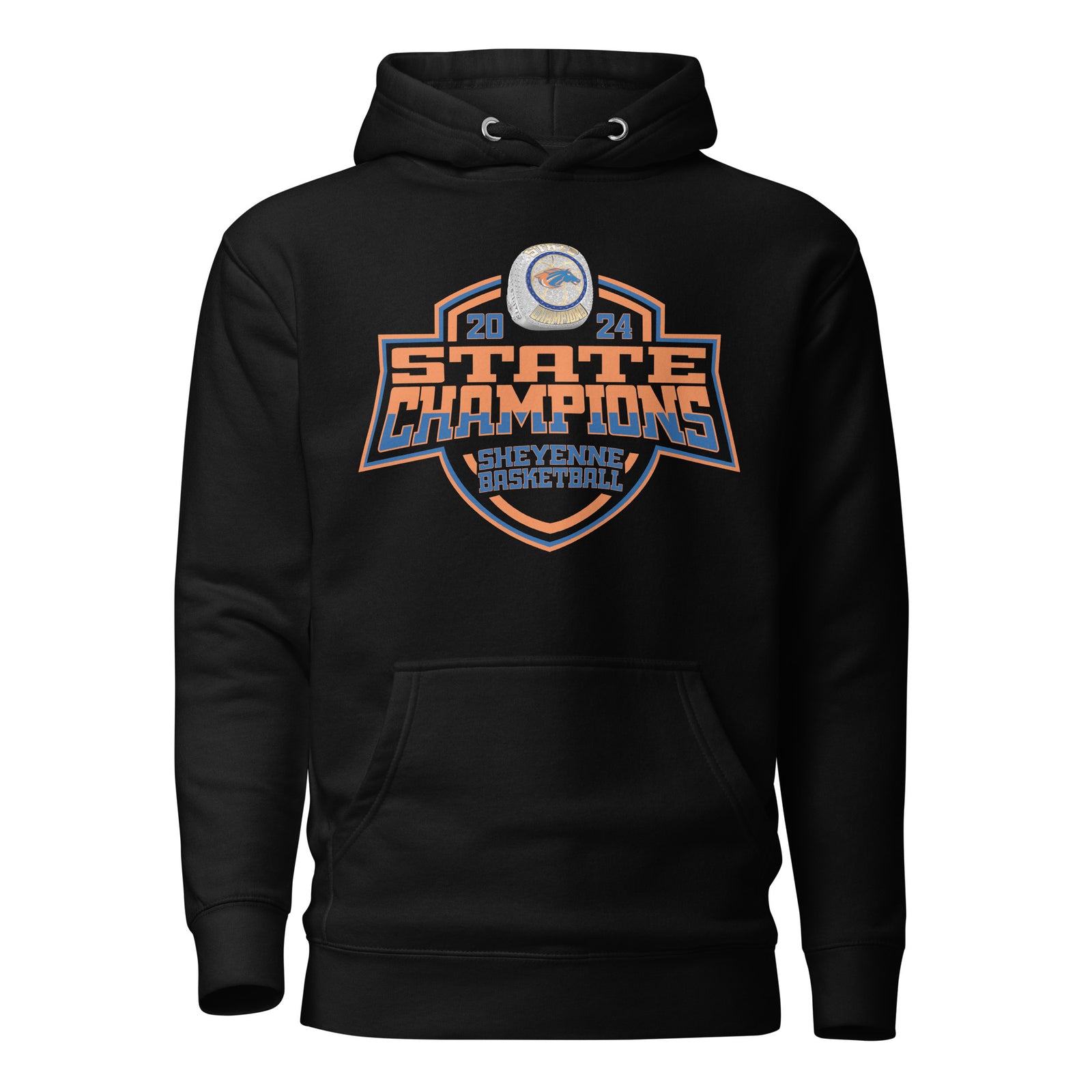 Sheyenne High School Basketball -Men's 2024 Unisex Hoodie