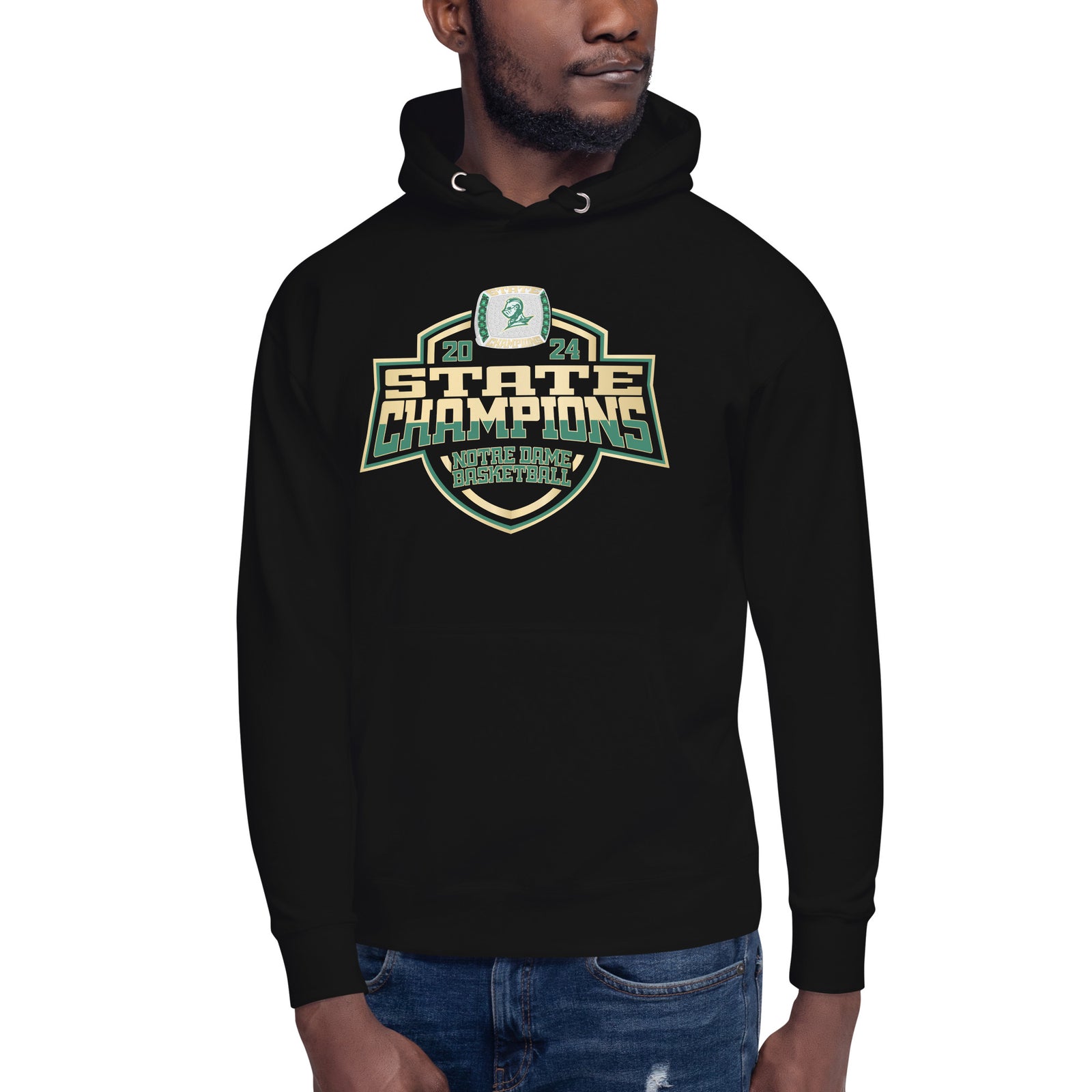 Notre Dame High School Basketball -Men's 2024 Unisex Hoodie