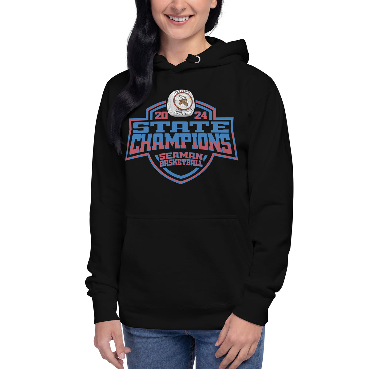 Seaman High School Basketball -Women's 2024 Unisex Hoodie
