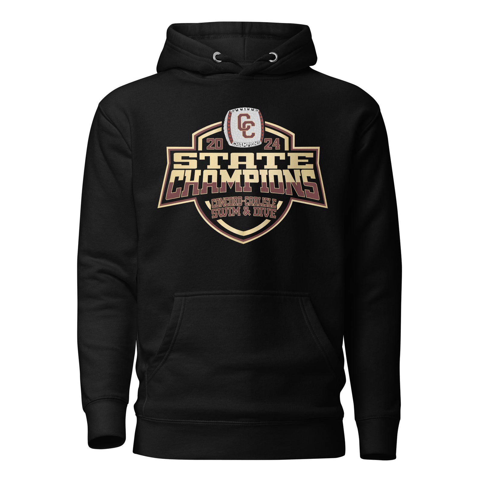 Concord-Carlisle High School Swimming & Diving 2024 Unisex Hoodie
