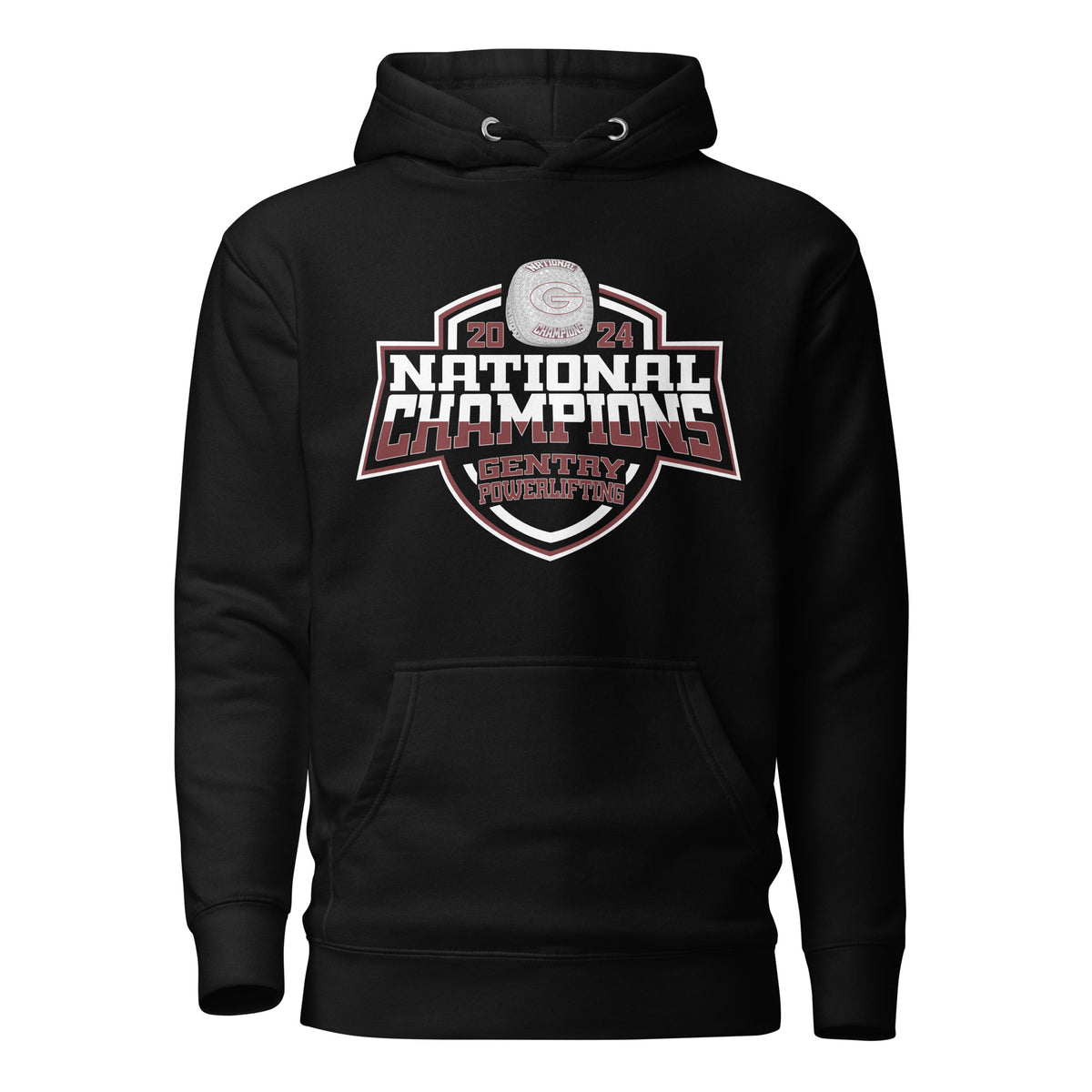 Gentry High School Powerlifting 2024 Unisex Hoodie