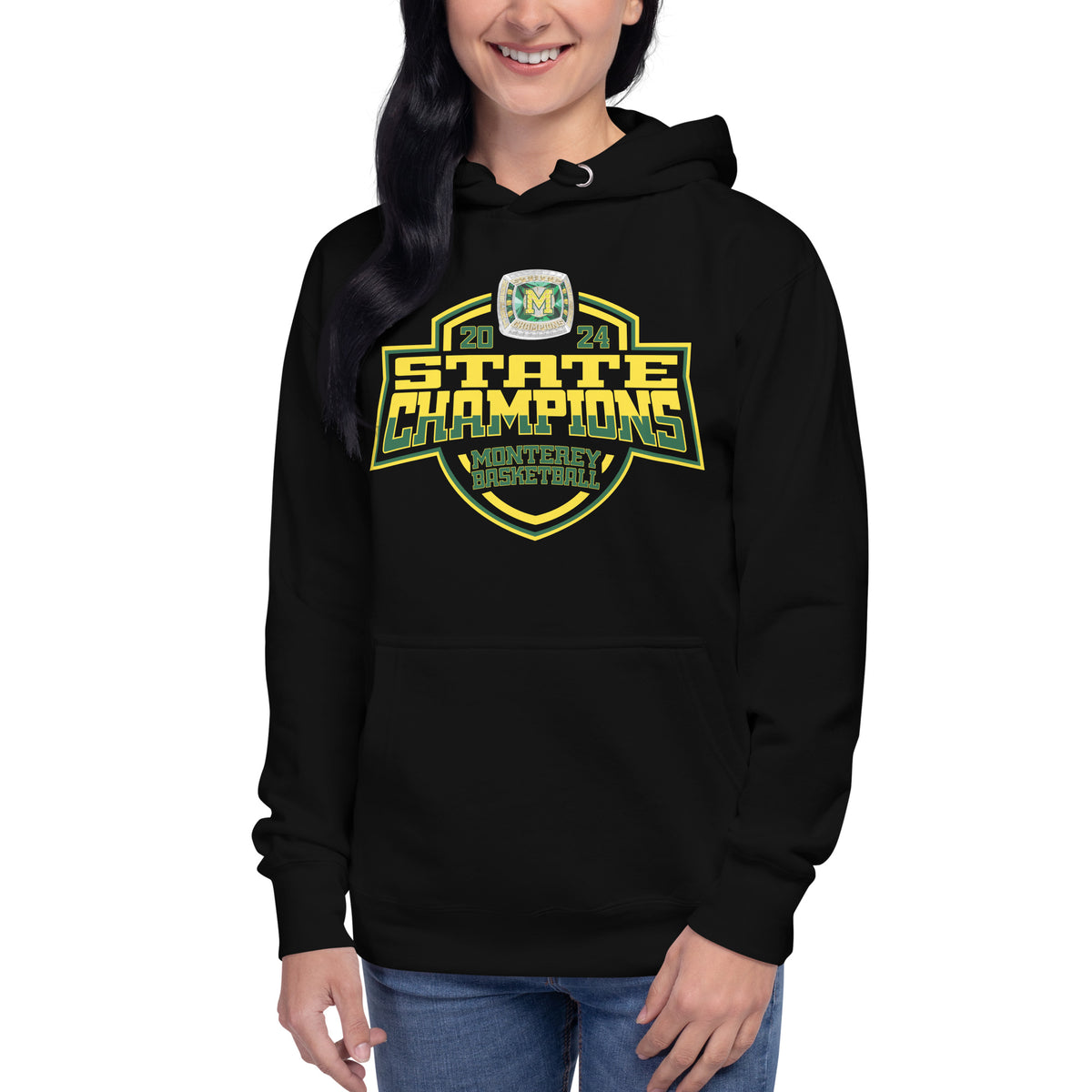 Monterey High School Basketball -Men's 2024 Unisex Hoodie