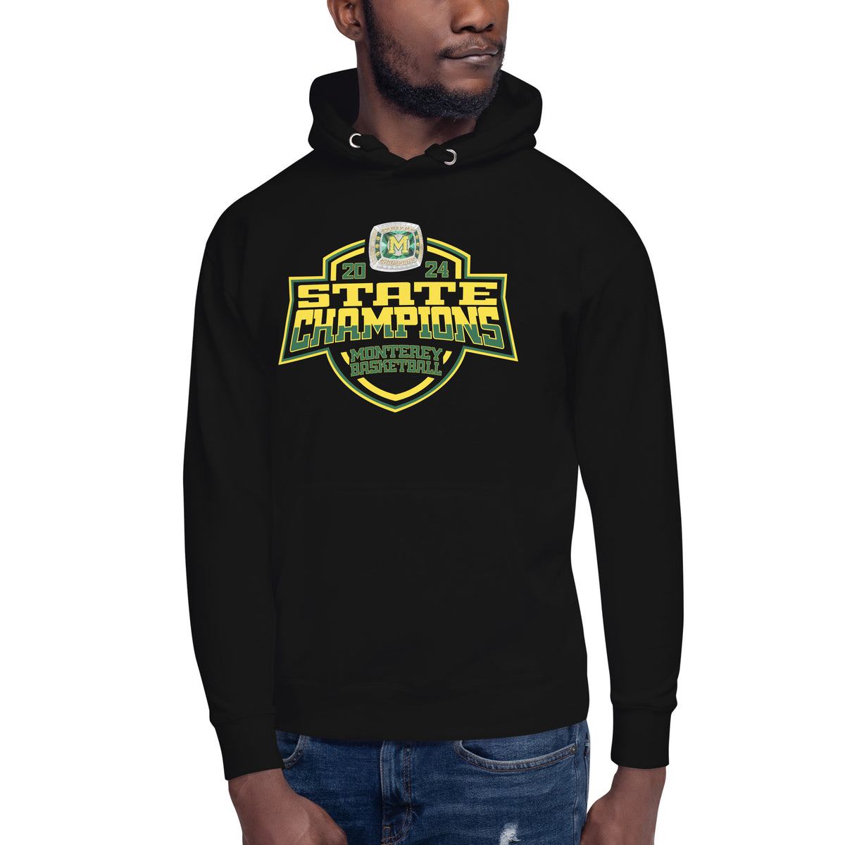 Monterey High School Basketball -Men's 2024 Unisex Hoodie
