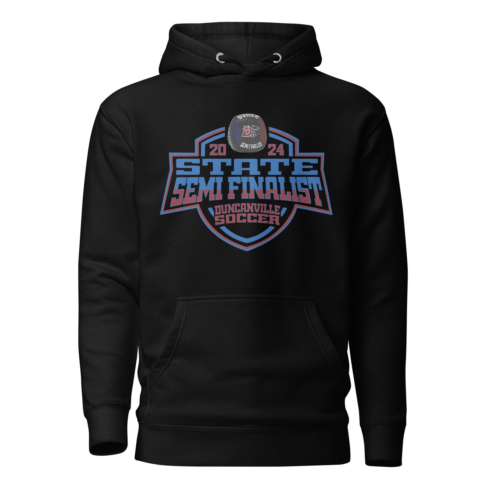 Duncanville High School Soccer -Men's 2024 Unisex Hoodie