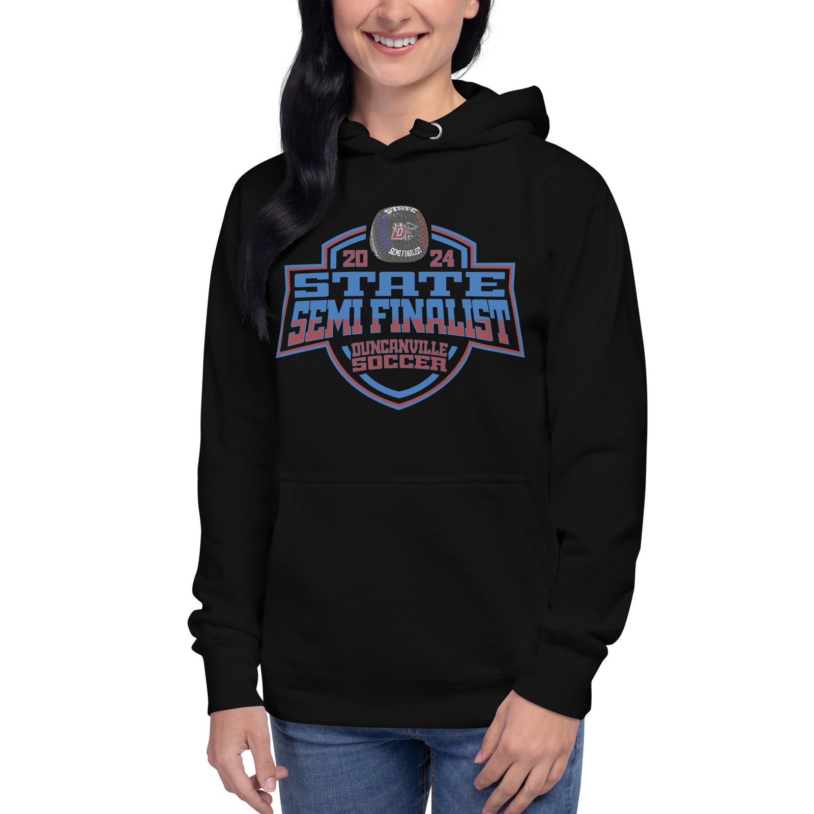 Duncanville High School Soccer -Men's 2024 Unisex Hoodie